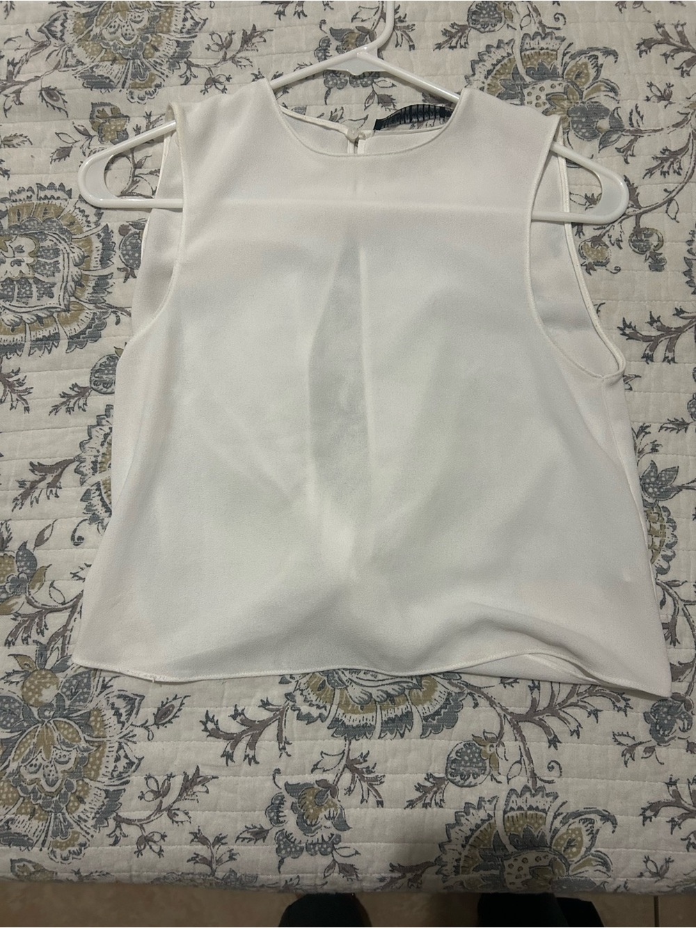 Zara White Blouse